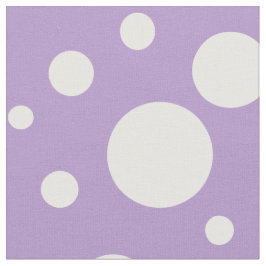 Lila Spots Fabric Tyg