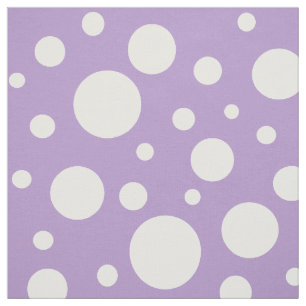 Lila Spots Fabric Tyg