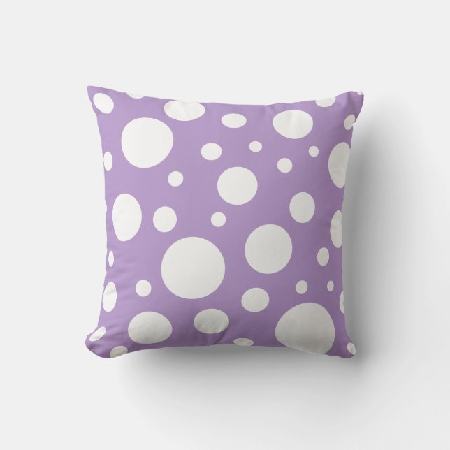 Lila Spots Pillow Kudde (Framsida)