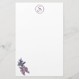 Lila sprej för Monogram och för lilor med Brevpapper