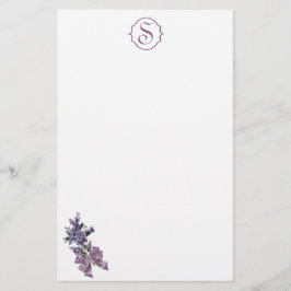 Lila sprej för Monogram och för lilor med Brevpapper