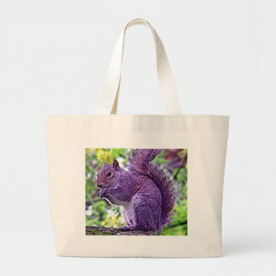 Lila Squirrel Jumbo Tygkasse