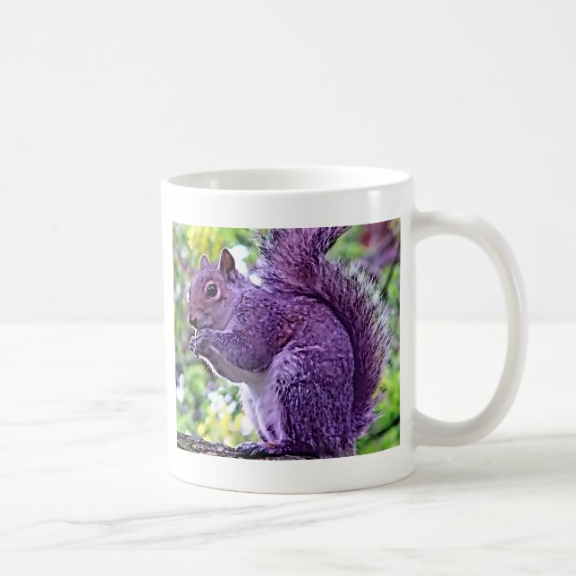 Lila Squirrel Kaffemugg (Höger)