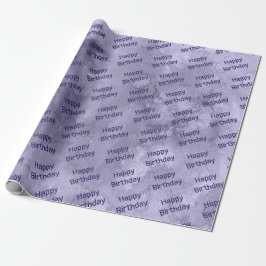 Lila Stain Birthday Presentpapper