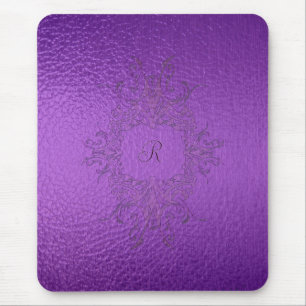 Lila Stålad glassmusknapp Musmatta