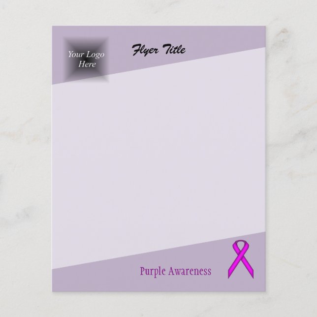 Lila Standard-menyfliksområdet Flygblad (Framsidan)