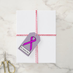 Lila Standard Ribbon av Kenneth Yoncich Presentetikett