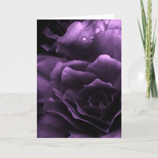 Lila Stäng en Dubbla i Begonia Kort (Framsida)