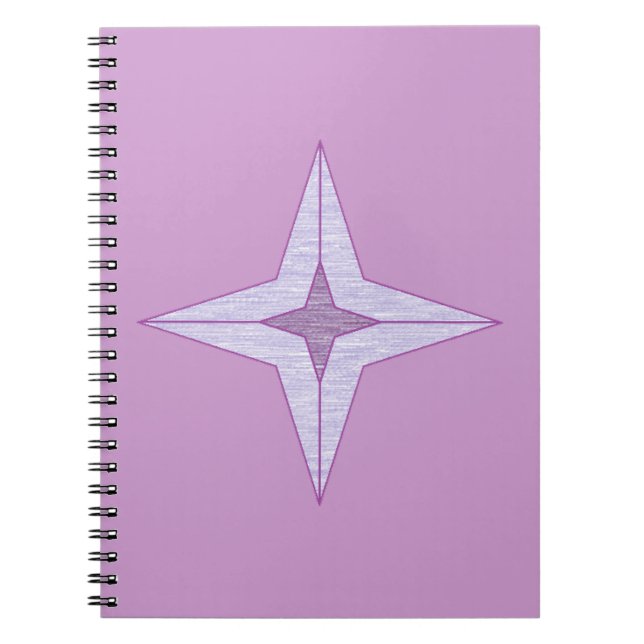 Lila Star Anteckningsbok (Framsidan)