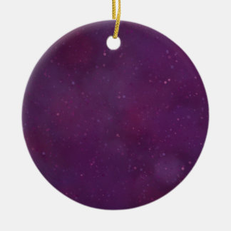 Lila star himmel julgransprydnad keramik