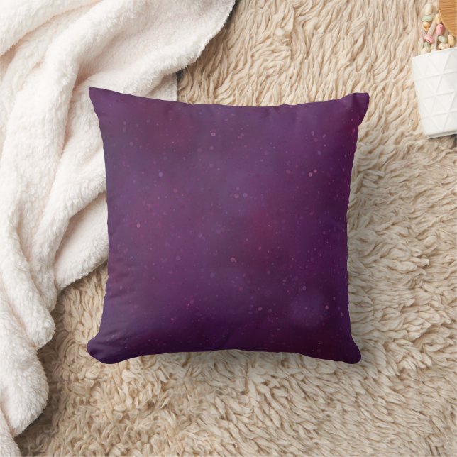 Lila star himmel kudde (Filt)