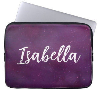 Lila star himmel laptop fodral