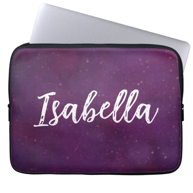 Lila star himmel laptop fodral (Framsidan)