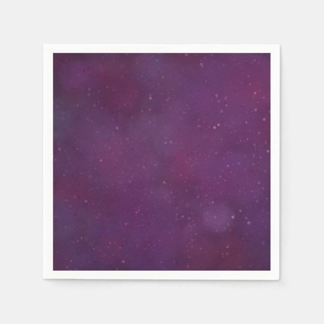 Lila star himmel pappersservett (Framsidan)
