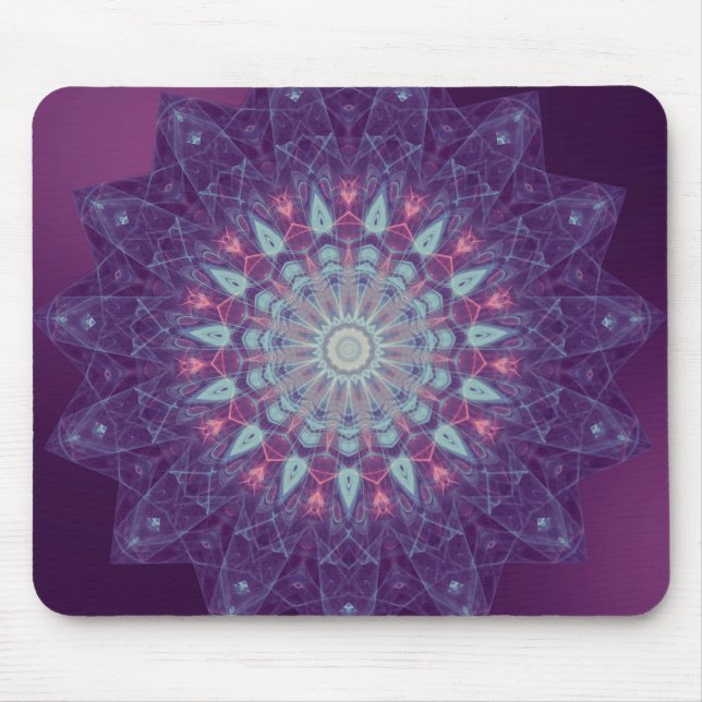 Lila Star Mandala Musmatta (Framsidan)