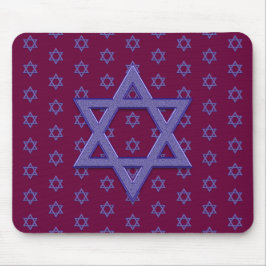 Lila Star of David Seamless Musmatta