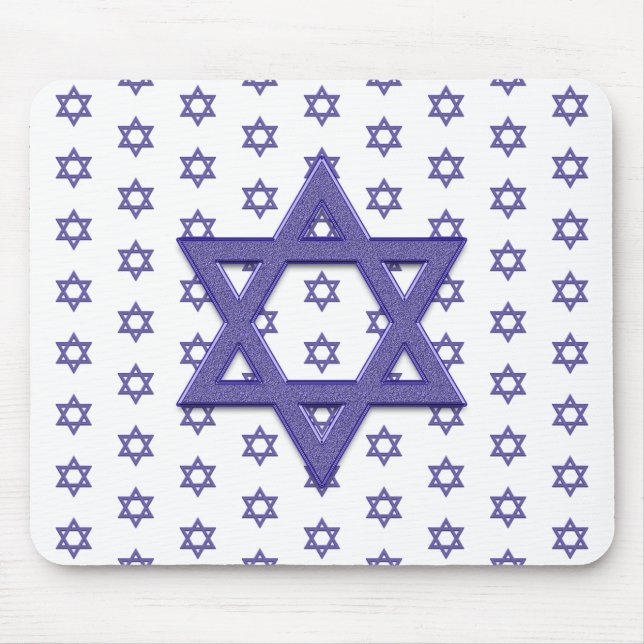 Lila Star of David Seamless Musmatta (Framsidan)