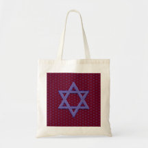 Lila Star of David Seamless