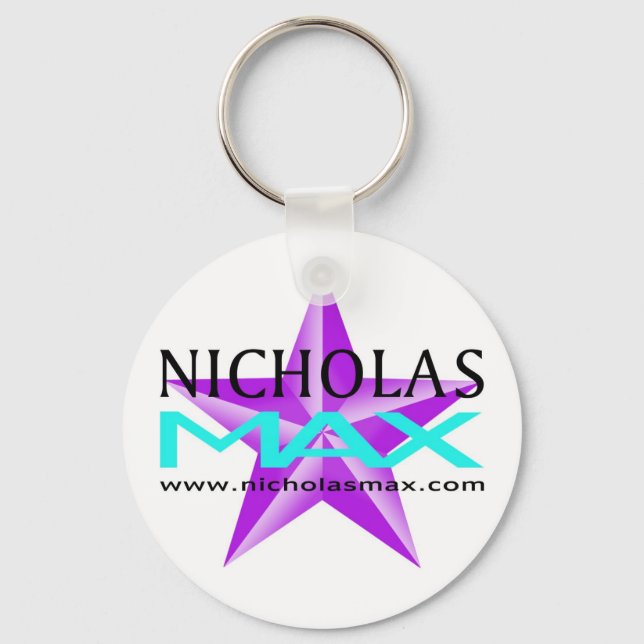 Lila Star Power Keychain Nyckelring (Framsida)