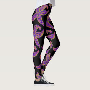 lila starfish Thunder_Cove black Leggings