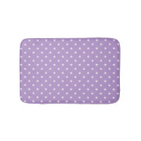 Lila Stars Bath Mat