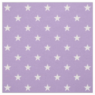 Lila Stars Fabric Tyg