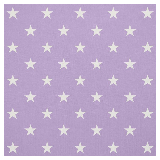 Lila Stars Fabric Tyg (Provkarta)