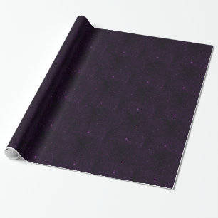 Lila Stars Presentpapper