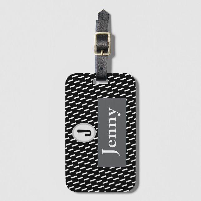 Lila stil bagagebricka (Framsida vertikal)