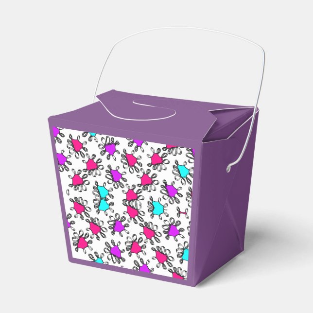 lila stil mönster presentaskar (Framsidan Sidan)