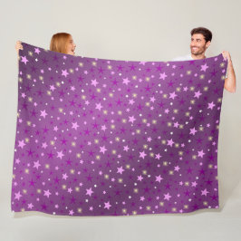 lila stjärna, form, glanskhet, design, grafik, bäs fleecefilt