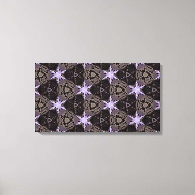 Lila stjärnor Canvas (Framsida)
