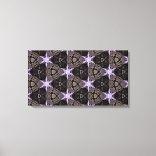 Lila stjärnor Canvas