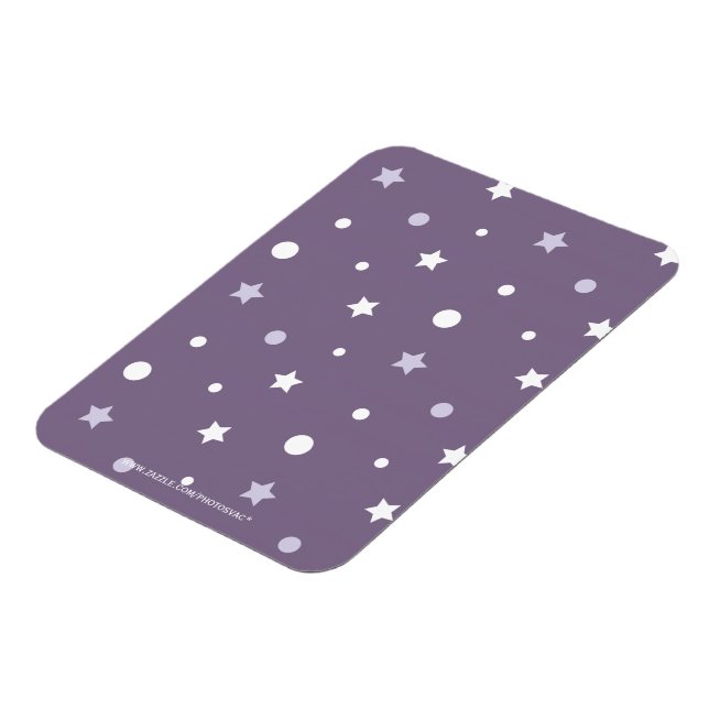 Lila stjärnor magnet (Vänstra Sidan)
