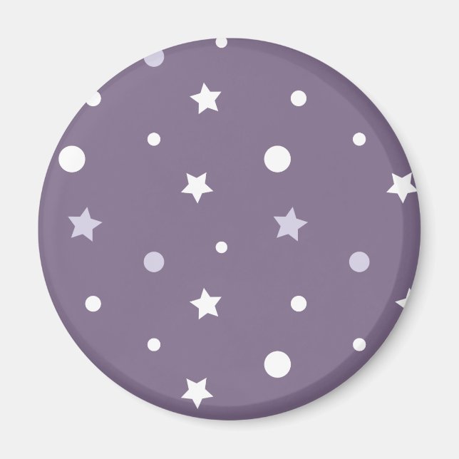 Lila stjärnor magnet (Framsidan)
