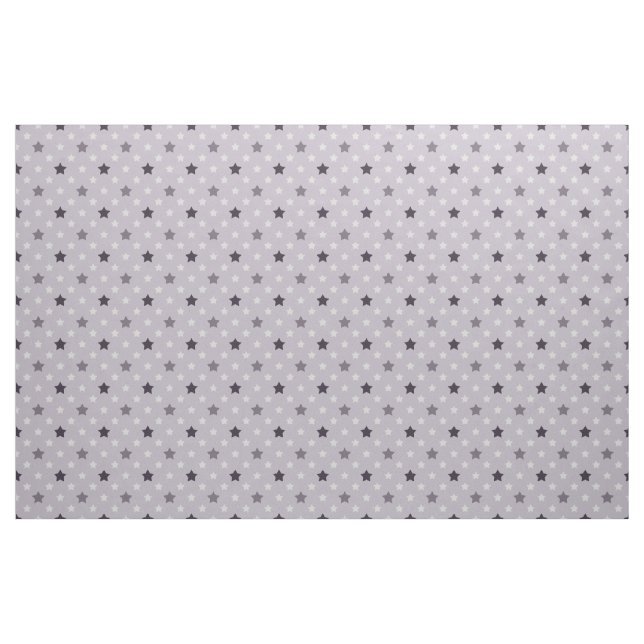 Lila stjärnor på lilans bakgrund tyg (Fat Quarter)
