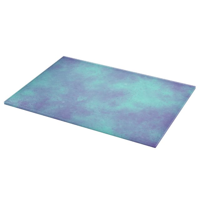 Lila Storm Cloud Effect Chopping Board (Hörn)