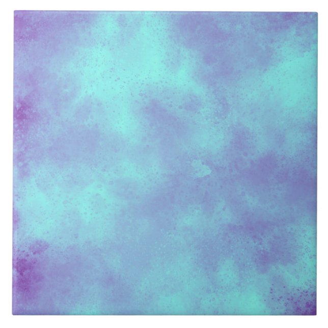 lila storm molneffekt Ceramic Tile Kakelplatta (Framsidan)