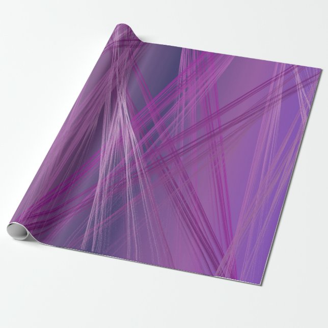 Lila Streaks Presentpapper (Utrullad)