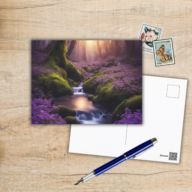 Lila Stream Vykort (Skapare uppladdad)