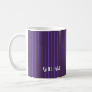 Lila streck kaffemugg