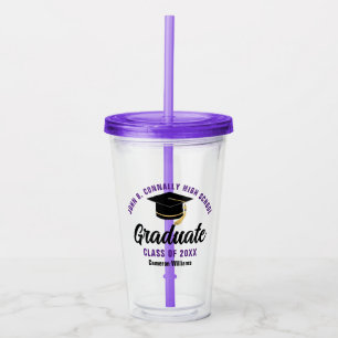 Lila Student Anpassningsbar Studentfest Take Away Mugg