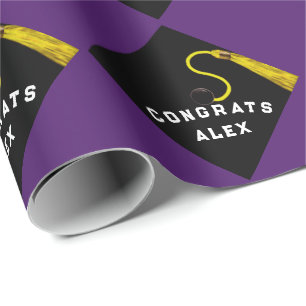 Lila Studenten Gift Presentpapper