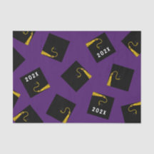 Lila Studenten Tissue Paper