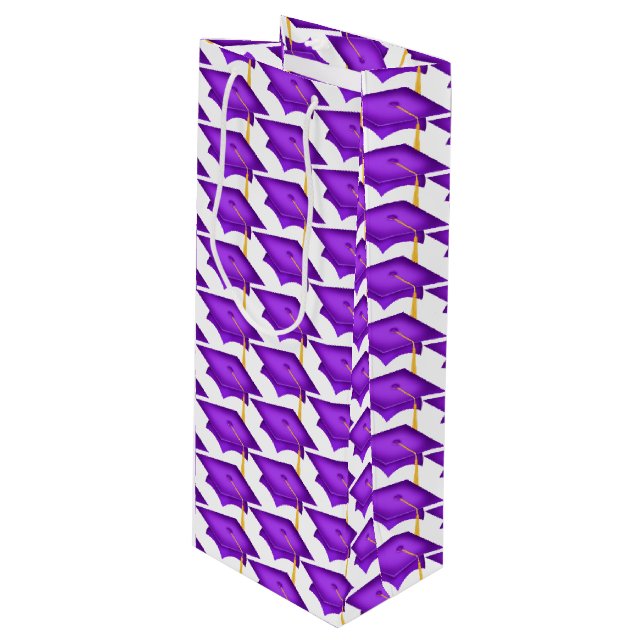 lila studentmössor med guld tassel (Framsidan Vinklad)