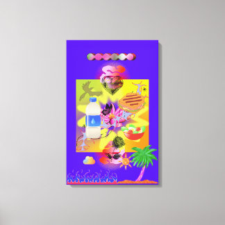 Lila Suburbs Canvastryck