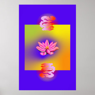 Lila Suburbs Poster