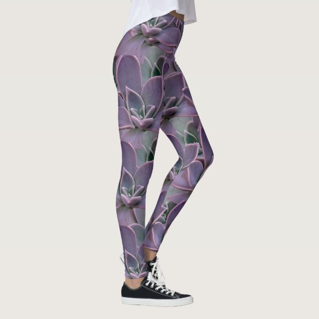 Lila Succulent Leggings (Höger)