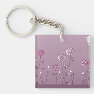 Lila Summer Acrylic Keychain