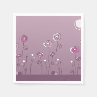 Lila Summer Pappersservett